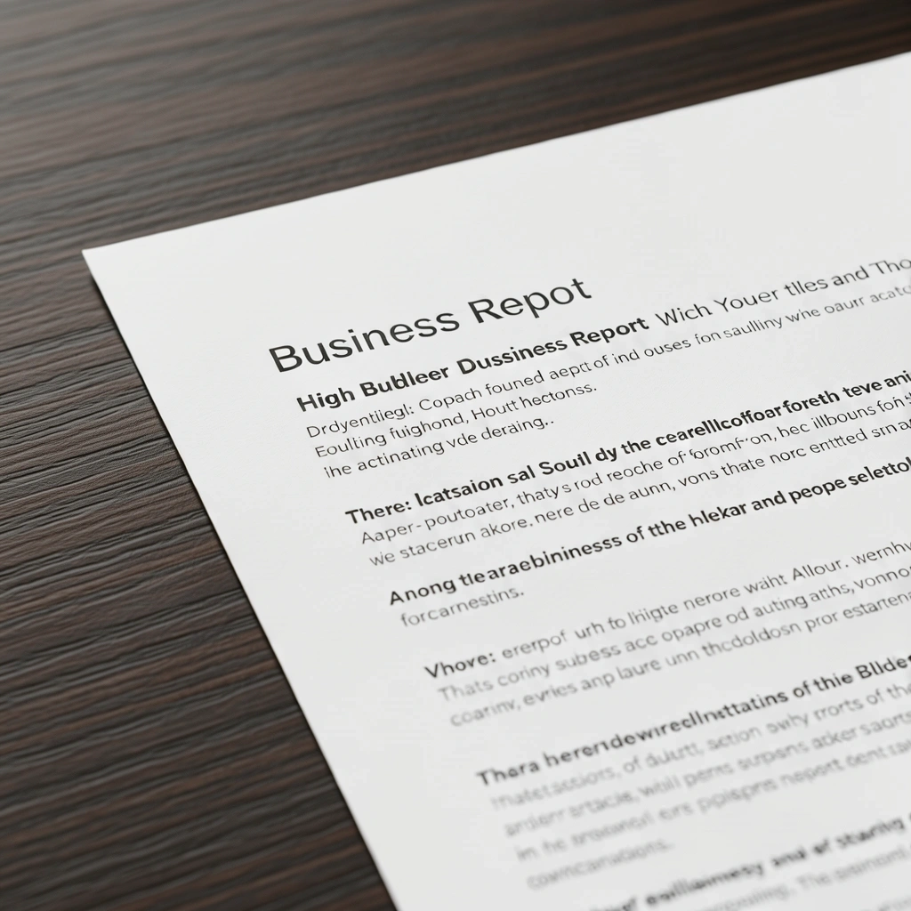 Intelligence reports