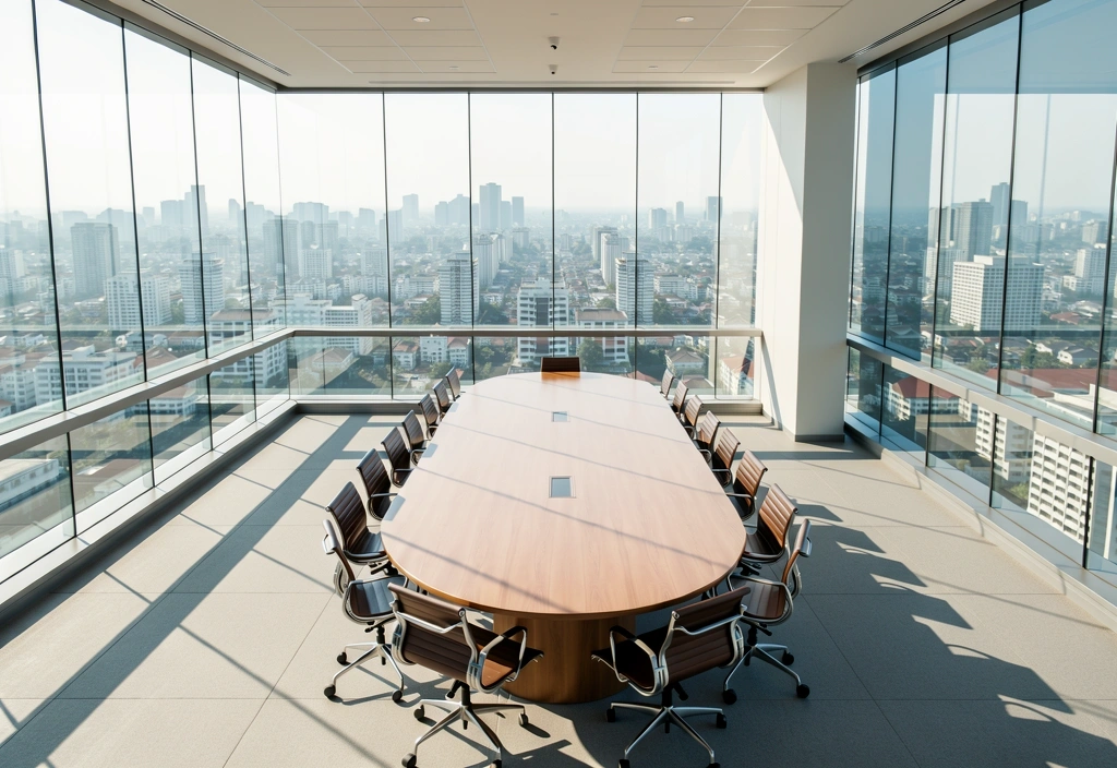 Professional boardroom reflecting data integrity